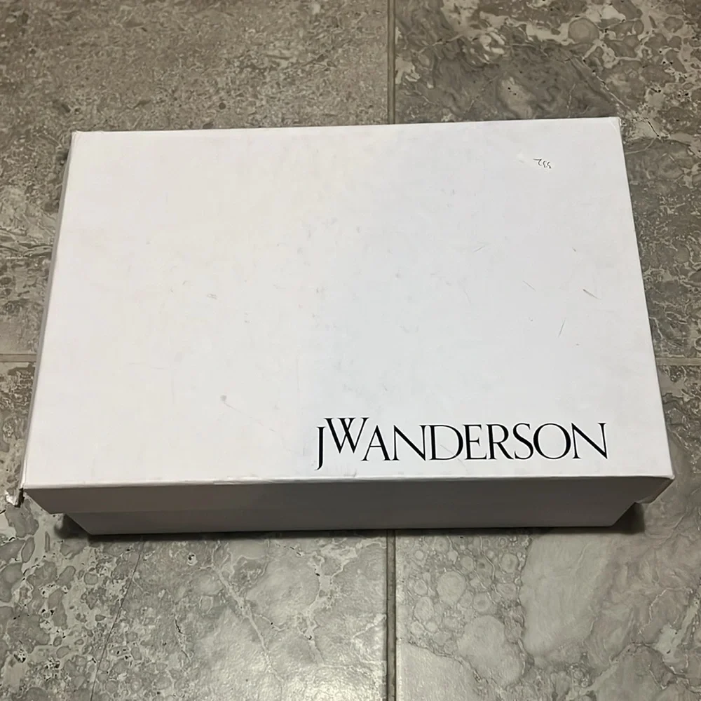 JW Anderson Logo-Engraved Leather Loafers in Black, Size 41 NEW in Box + DustBag